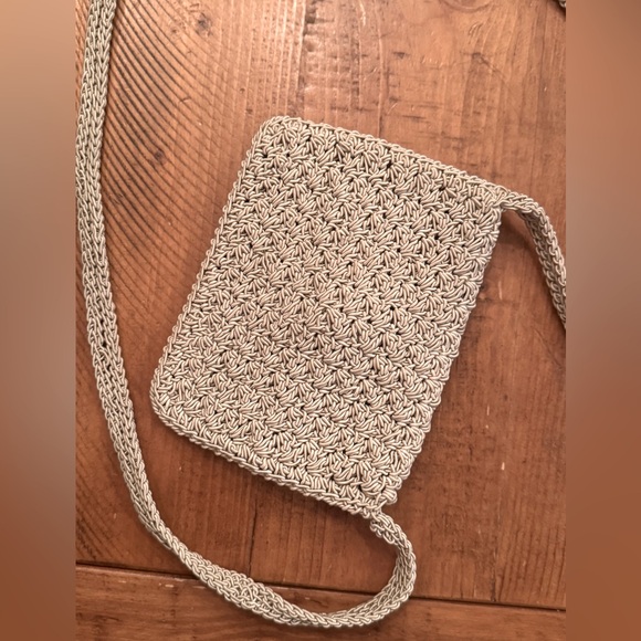 Elegant Cream‎ Woven Shoulder Bag - Picture 5 of 5